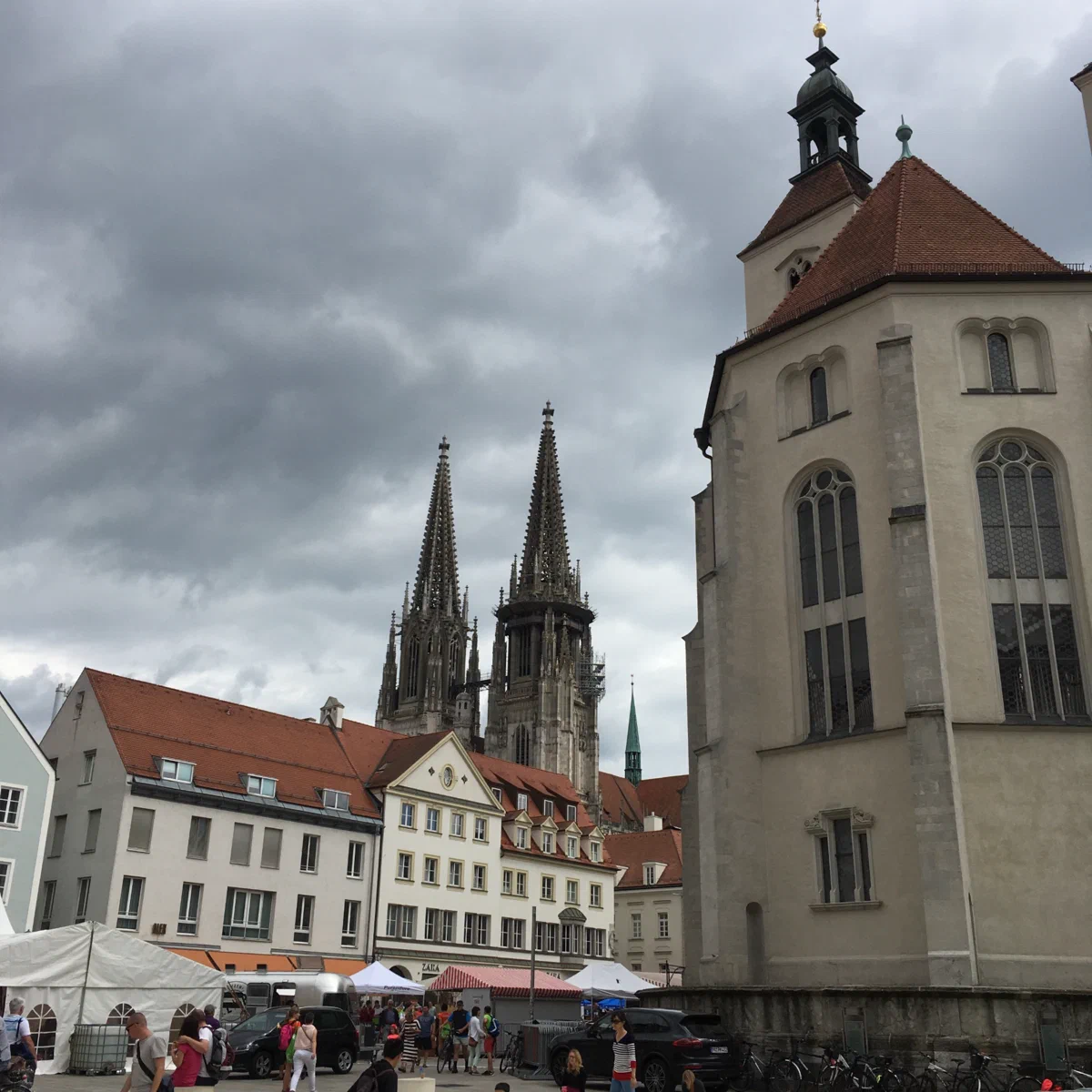 Spires of Regensburg Cathedral